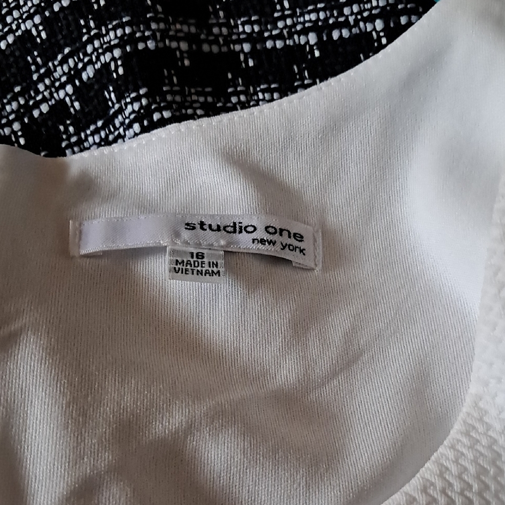 Studio One New York Black and White Dress